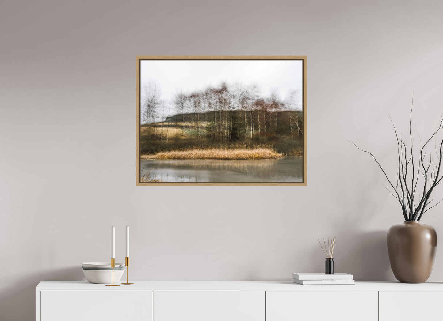 80 x 60 cm, 9- Impression sur forex + encadrement caisse américaine Dreamlike vision #23 - Vision onirique #23