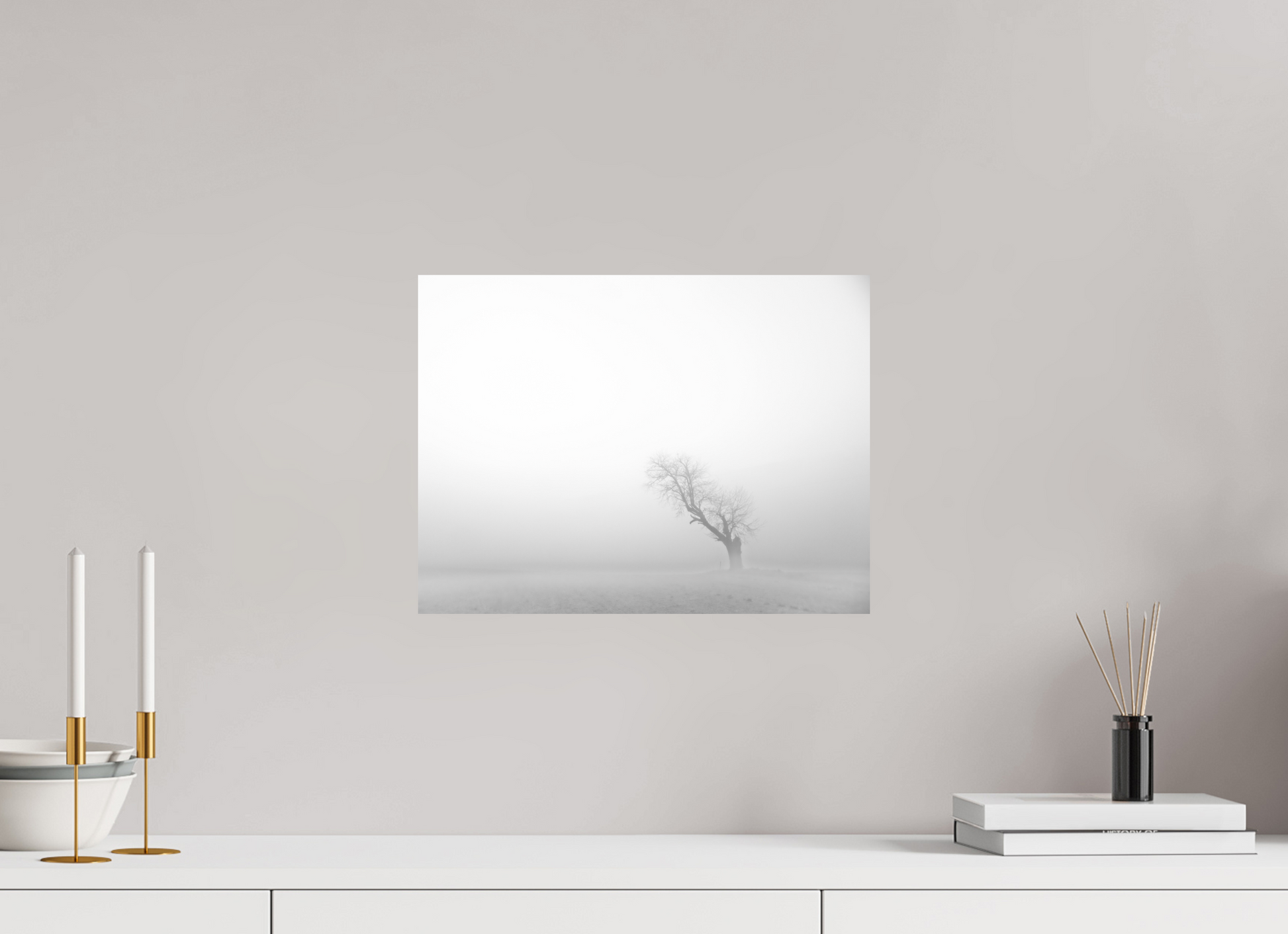 40 x 30 cm, 2- Tirage papier mat noir et blanc Winter #7 - Hiver #7