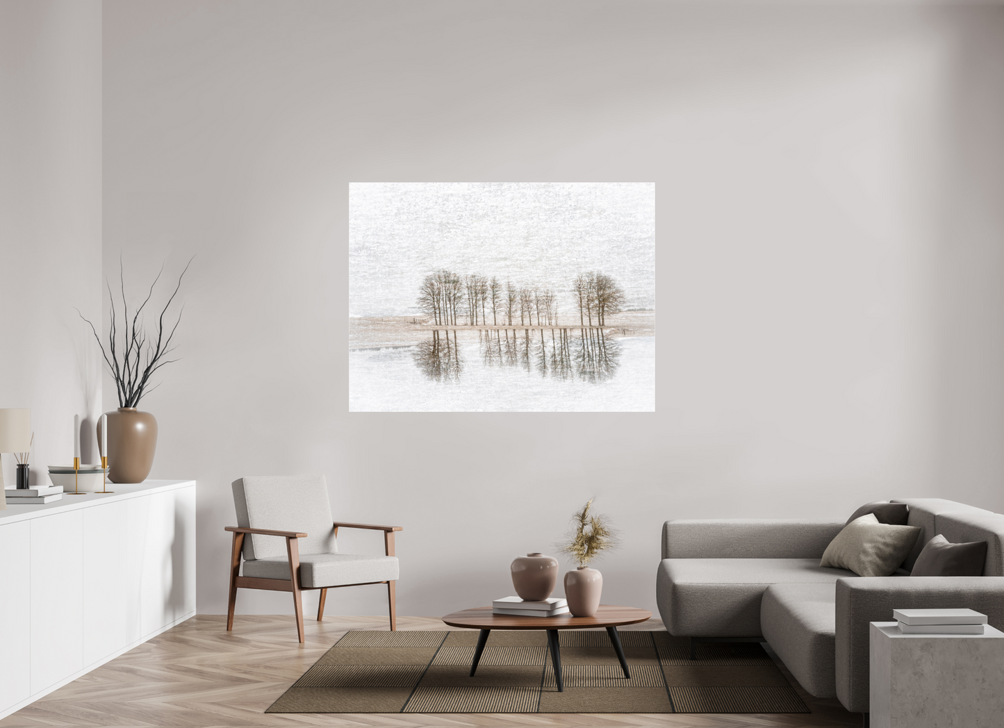 160 x 120 cm, Tirage couleur sur support solide en aluminium, recouvert d’une protection transparente (plexiglas). Renversant