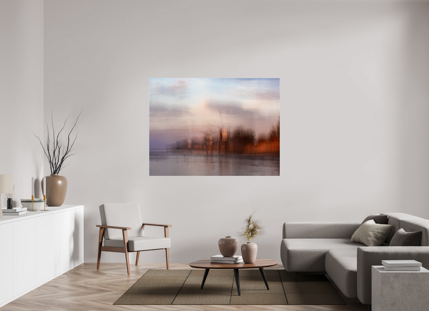160 x 120 cm, Tirage couleur sur support solide en aluminium, recouvert d’une protection transparente (plexiglas). Carrelets girondins