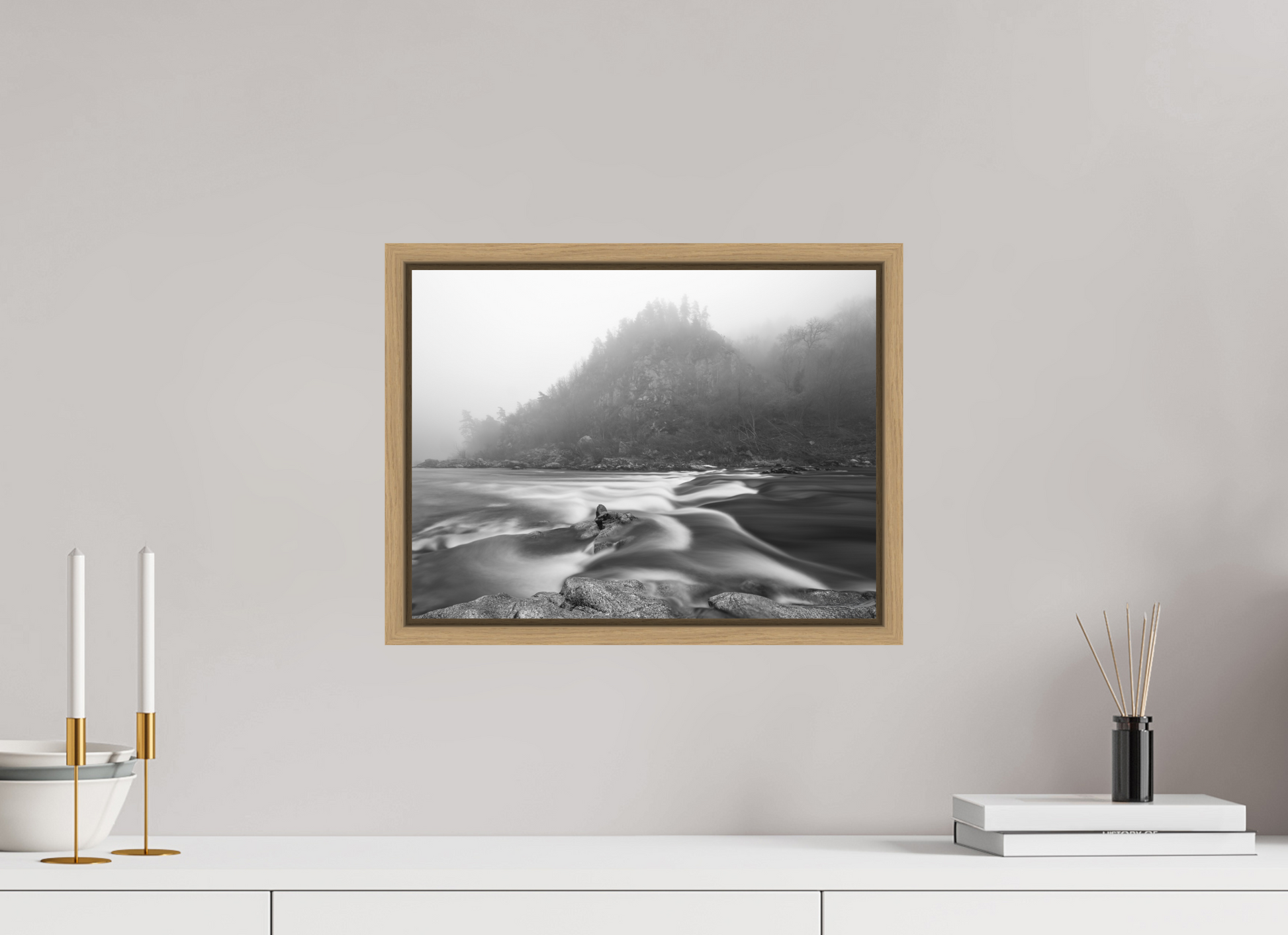 40 x 30 cm, 9- Impression sur forex + encadrement caisse américaine Winter #10 - Hiver #10