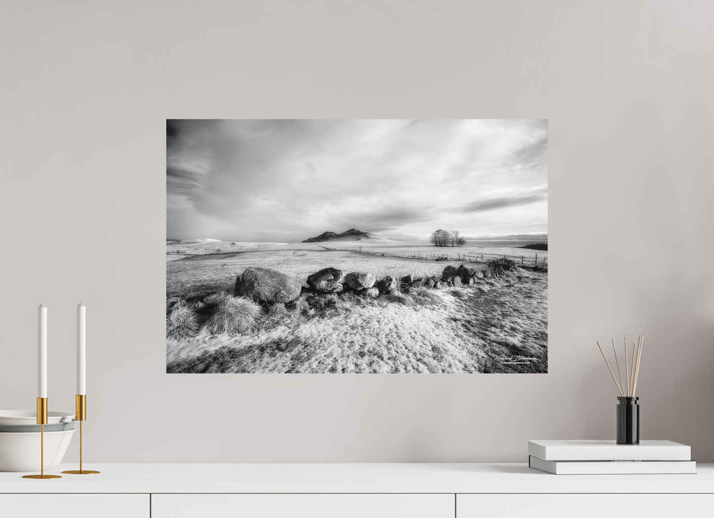 60 x 40 cm, 6- Impression directe couleur ou noir et blanc sur Alu Dibond + système de fixation Winter #2 - Hiver #2