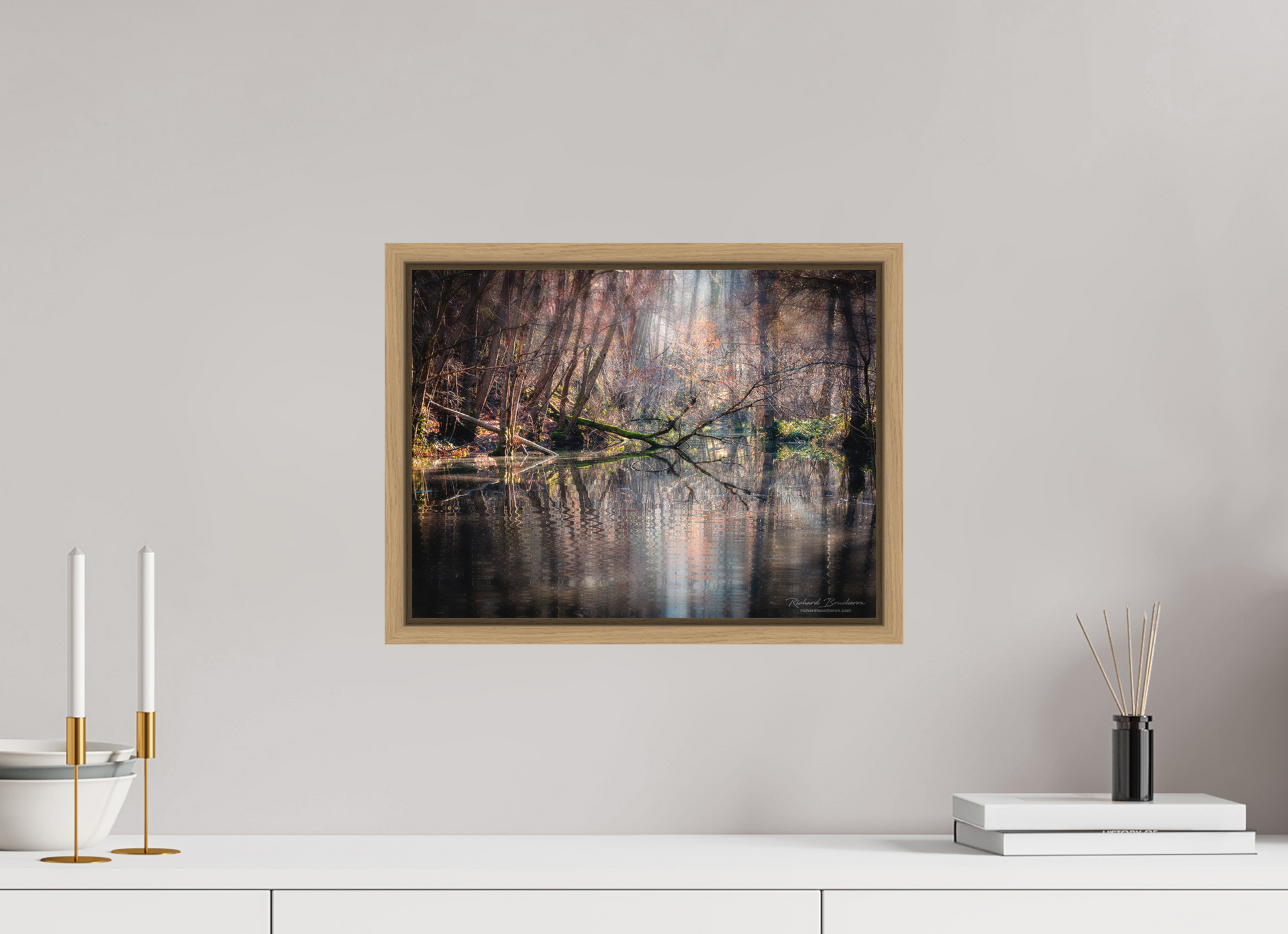 40 x 30 cm, 9- Impression sur forex + encadrement caisse américaine Dreamlike vision #17 - Vision onirique #17