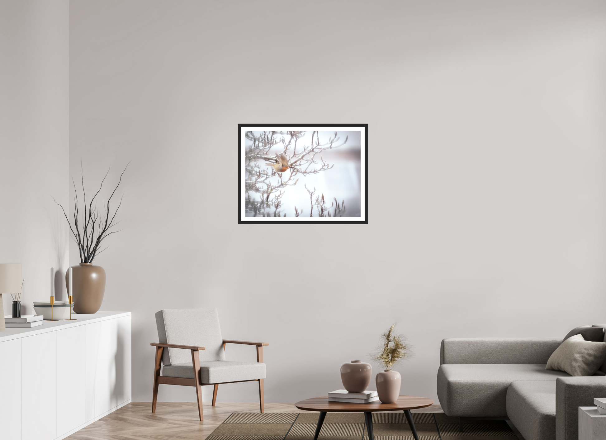 80 x 60 cm, 3- Tirage couleur + p.p + cadre Animal #5