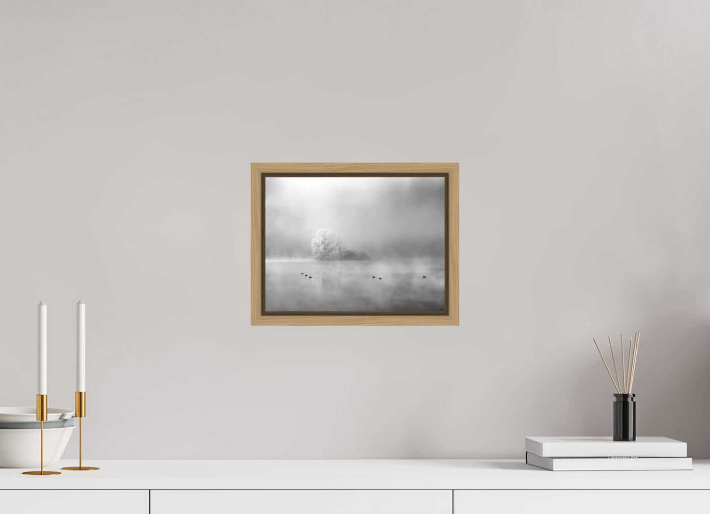 28 x 21 cm, 9- Impression sur forex + encadrement caisse américaine Winter #11 - Hiver #11