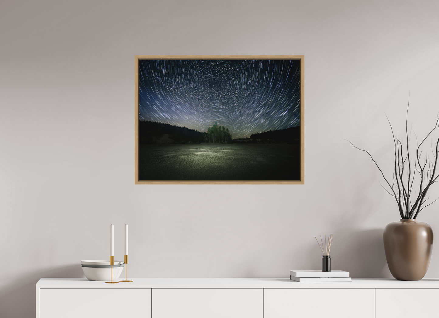 80 x 60 cm, 9- Impression sur forex + encadrement caisse américaine Dreamlike vision #26 - Vision onirique #26