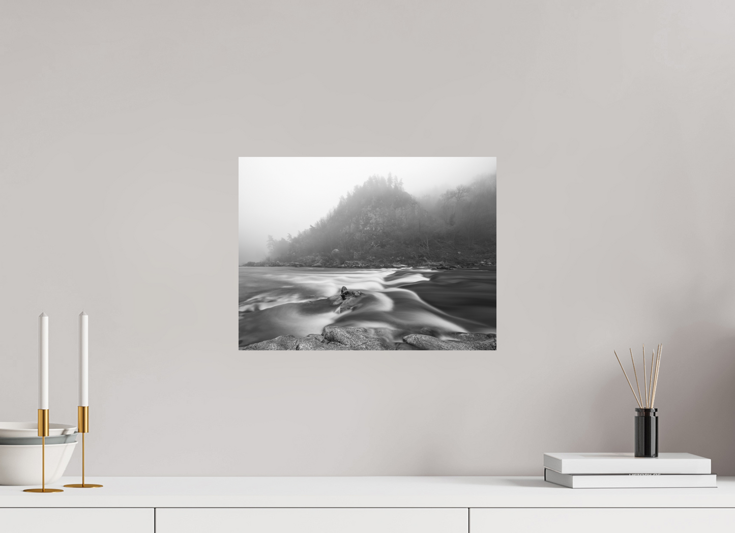 40 x 30 cm, 2- Tirage papier mat noir et blanc Winter #10 - Hiver #10