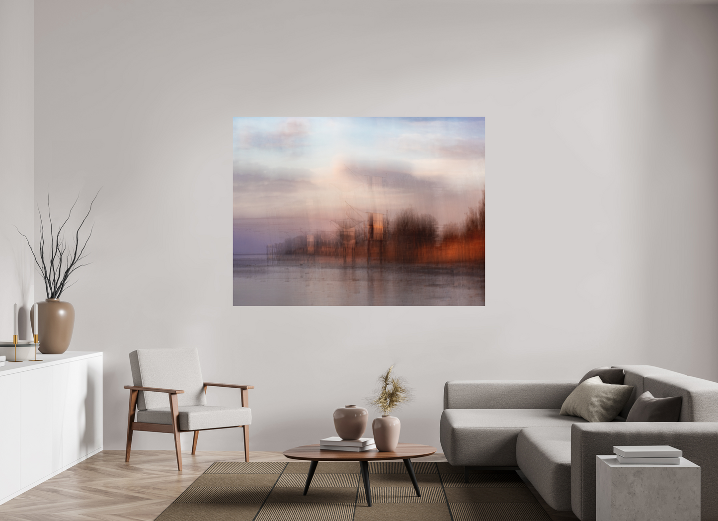 180 x 135 cm, Impression directe couleur ou noir et blanc sur plaque d'aluminium (Solidité-Durabilité) Carrelets girondins