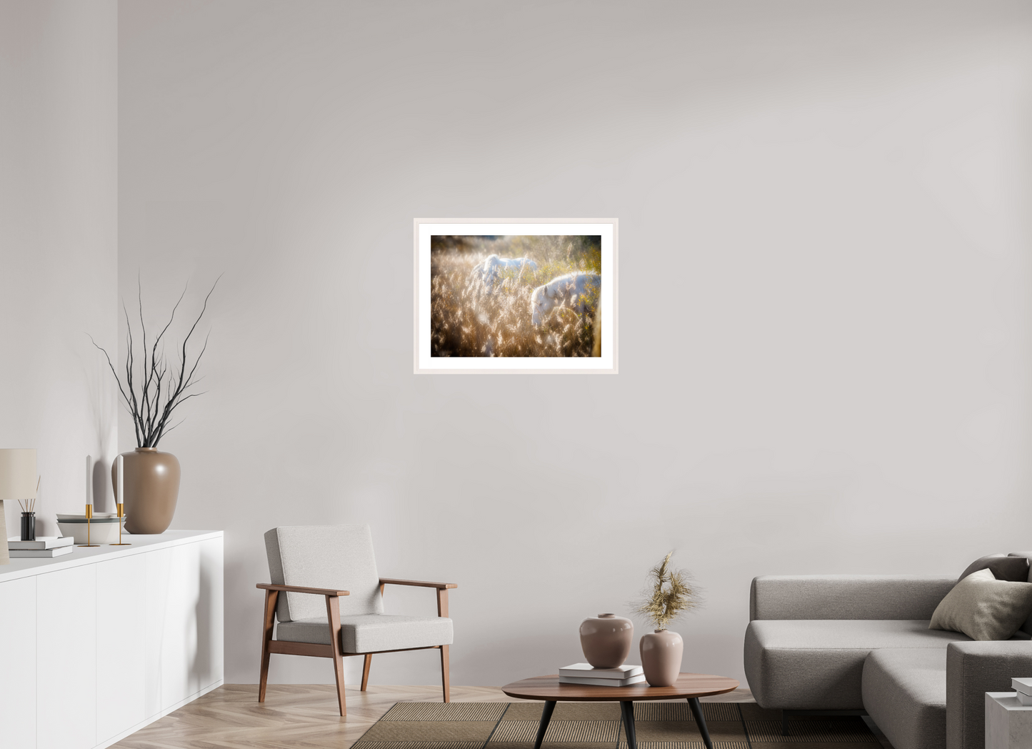 69,6 x 50 cm, Tirage Fine Art 30×40 cm — Passe-partout — Cadre Camargais