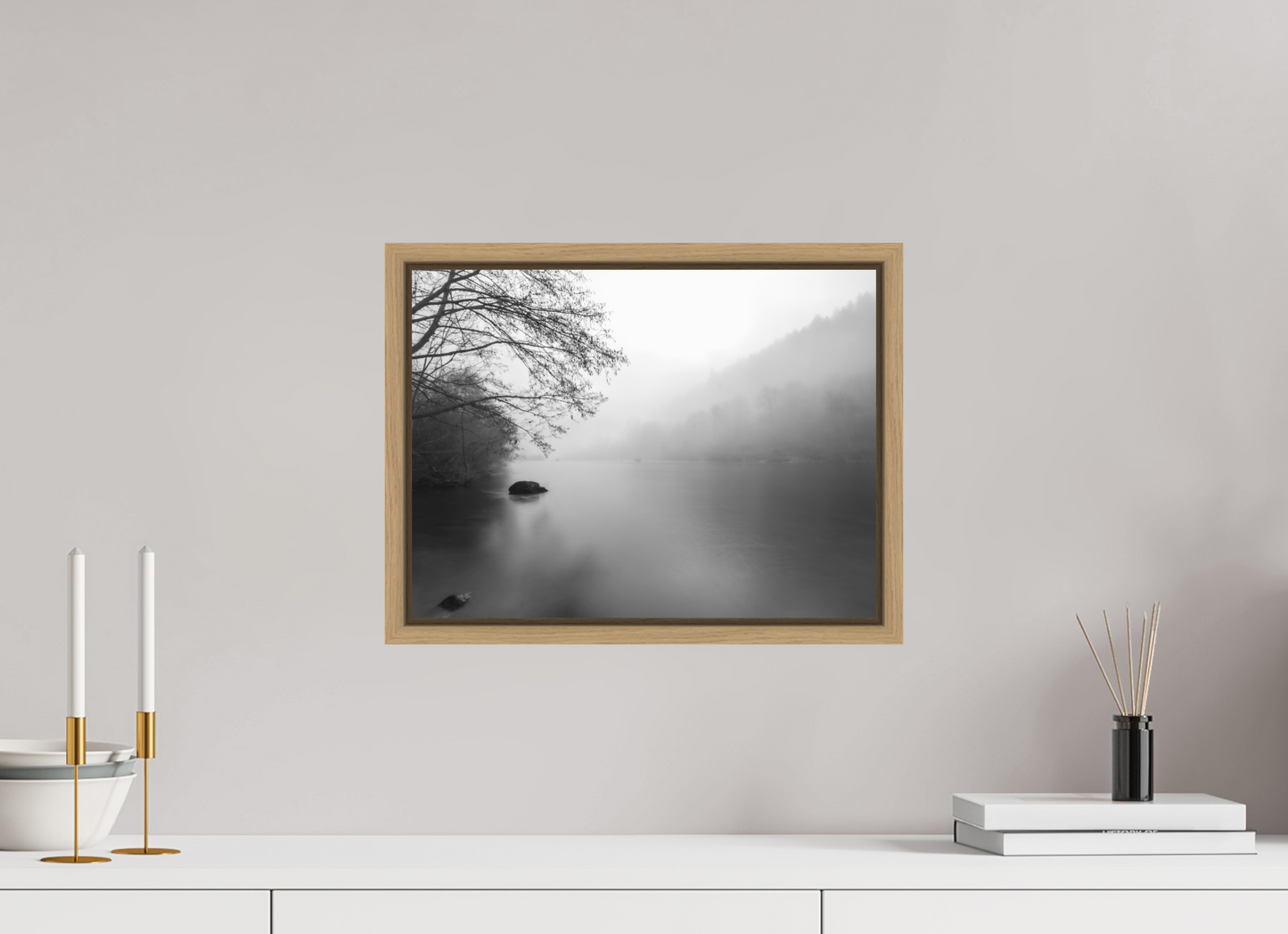 40 x 30 cm, 9- Impression sur forex + encadrement caisse américaine Winter #12 - Hiver #12