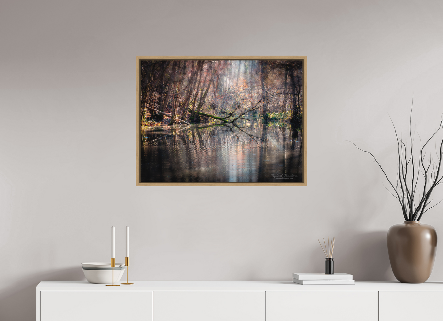 80 x 60 cm, 9- Impression sur forex + encadrement caisse américaine Dreamlike vision #17 - Vision onirique #17