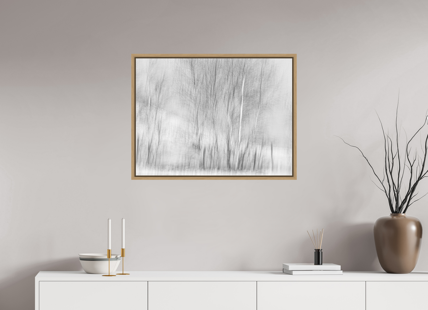 80 x 60 cm, 9- Impression sur forex + encadrement caisse américaine Dreamlike vision #12 - Vision onirique #12