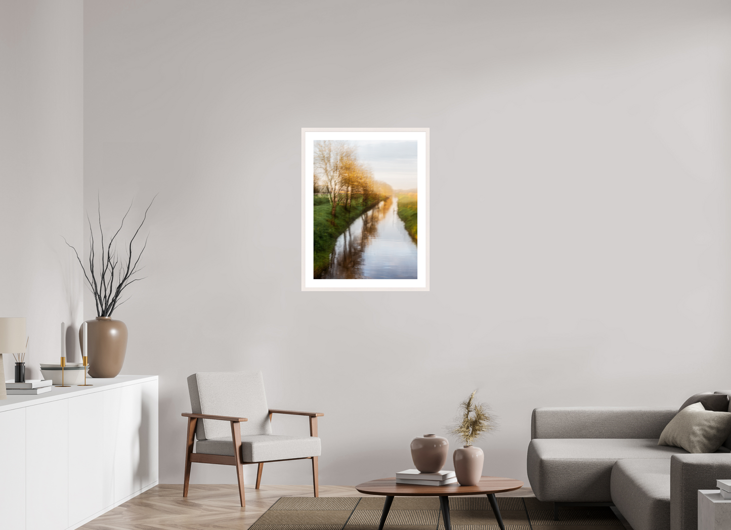 60 x 80 cm, Tirage Fine Art 30×40 cm — Passe-partout — Cadre Arbres narcissiques
