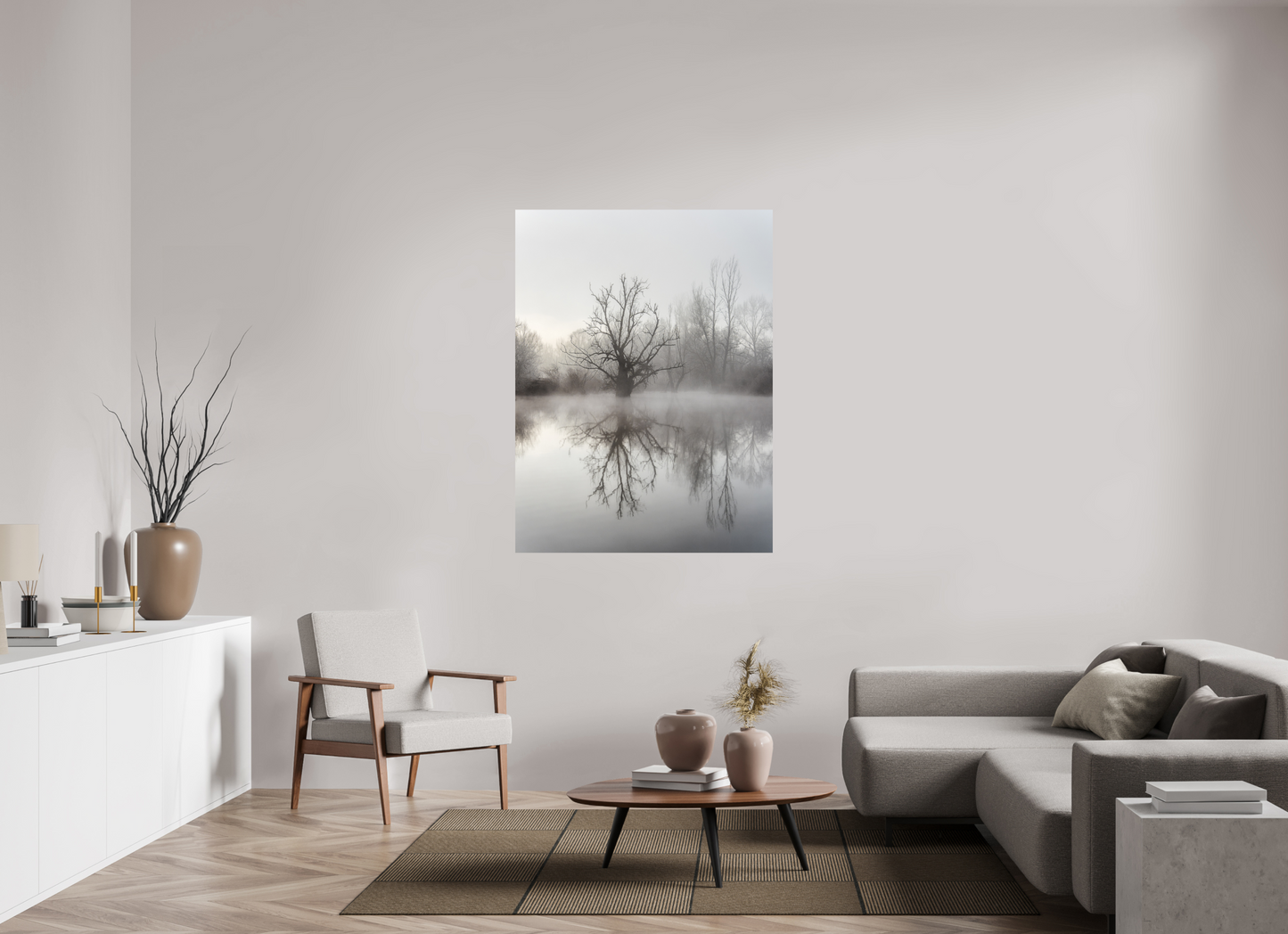 105 x 140 cm, Impression directe couleur ou noir et blanc sur plaque d'aluminium (Solidité-Durabilité) Reflet