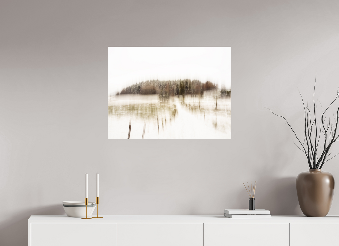 80 x 60 cm, 6- Impression directe couleur ou noir et blanc sur Alu Dibond + système de fixation Dreamlike vision #2 - Vision onirique #2