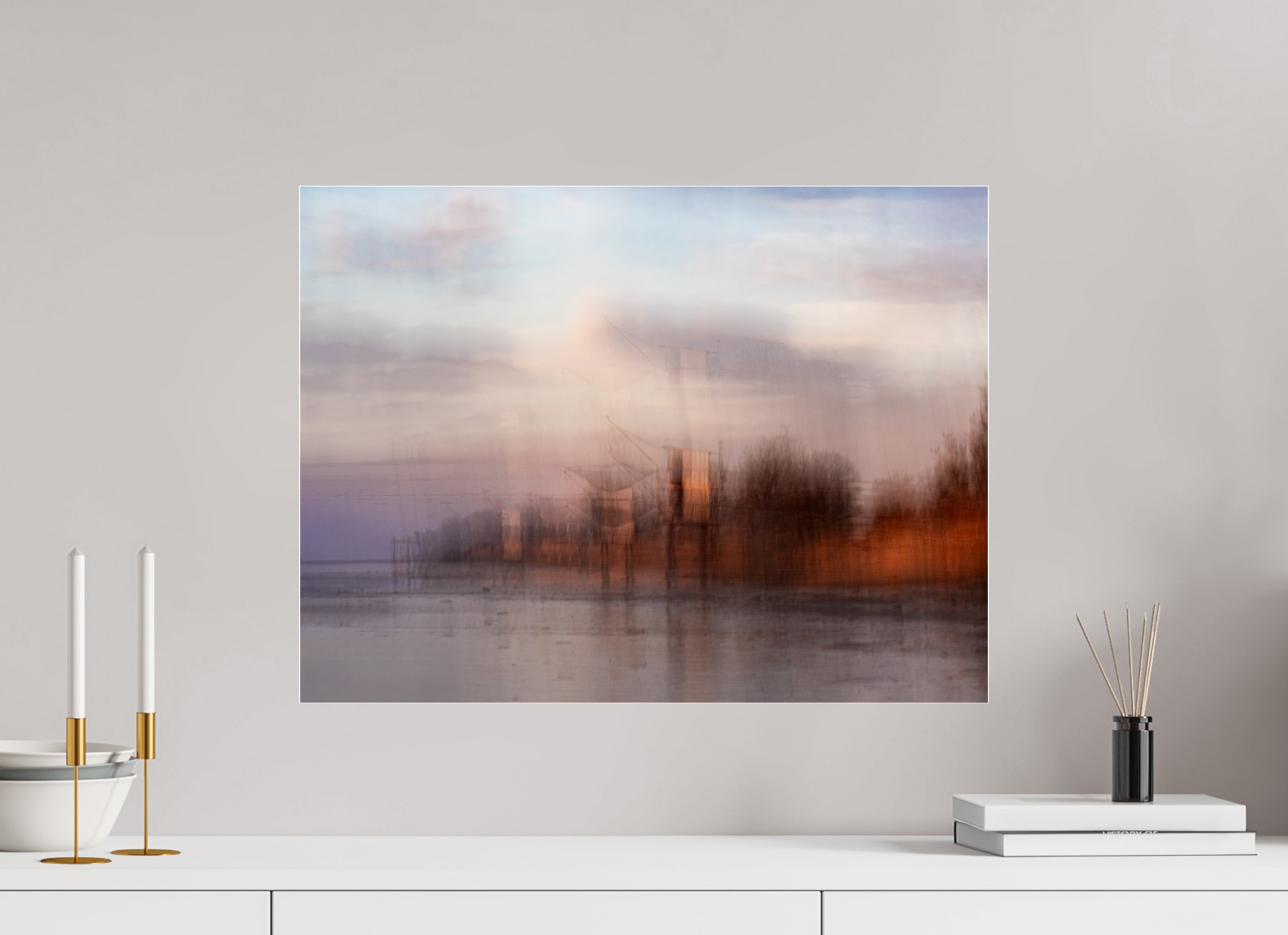 60 x 45 cm, 7- Tirage couleur collé sur Alu Dibond + plexiglass + système de fixation Dreamlike vision #8 - Vision onirique #8