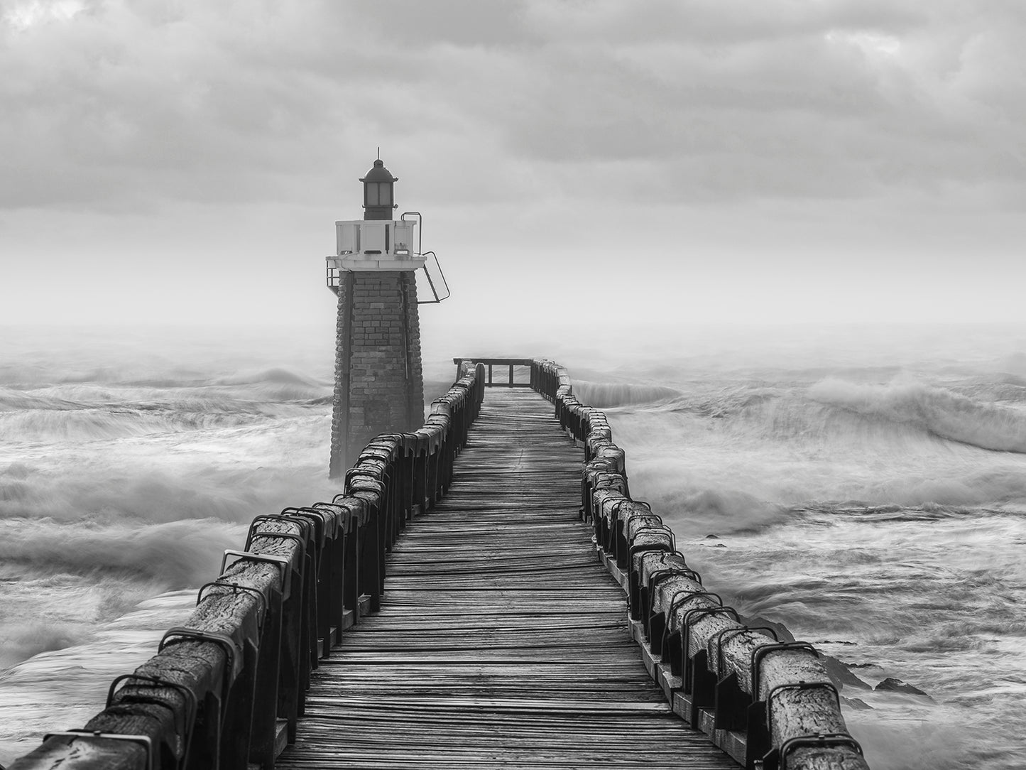 Main image Winter #13 – Hiver #13 | Photographie paysage hivernal marin artistique en noir et blanc